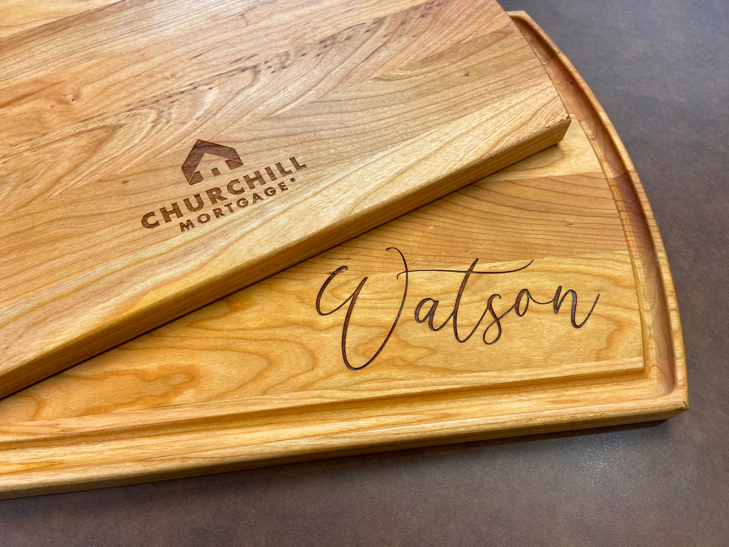 Custom Engraved Cherry Cutting Board - 12"x16"