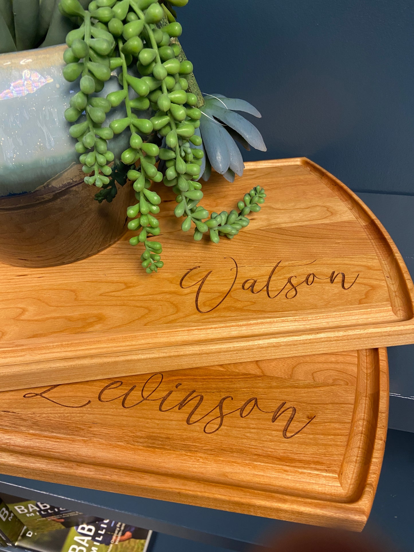 Custom Engraved Cherry Cutting Board - 12"x16"